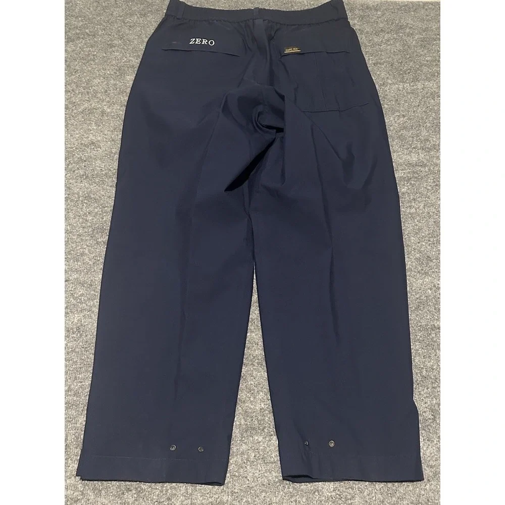 Vintage Zero Restriction GORE-TEX Pants Mens L Blue Tour Slacks Waterproof USA